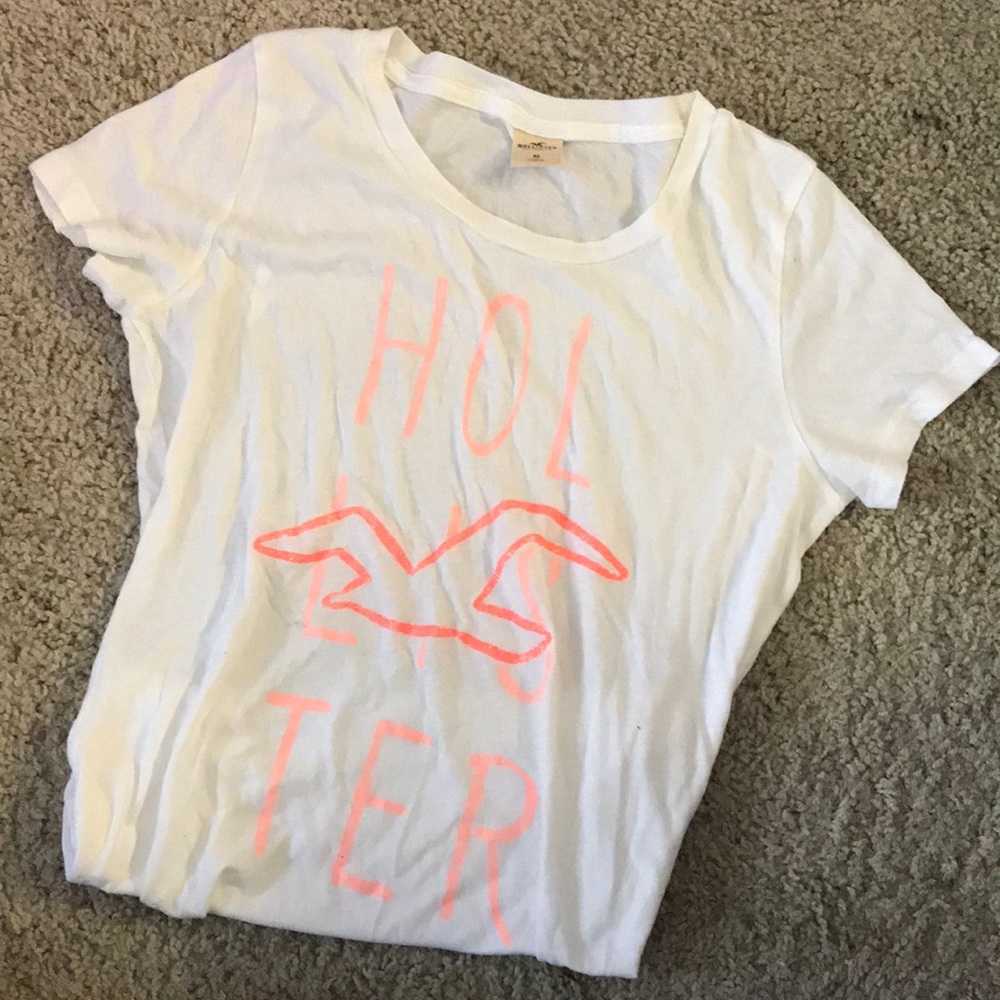 Hollister White Tee